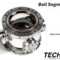 Techno-G Ball Segment Valve with inflatable seal, full bore open, for vacuum dryer discharge