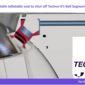Querschnitt-Rendering der Techno-G Aufblasdichtung, die gegen das Kugelsegment eines Techno-G Kugelsegmentventils drückt